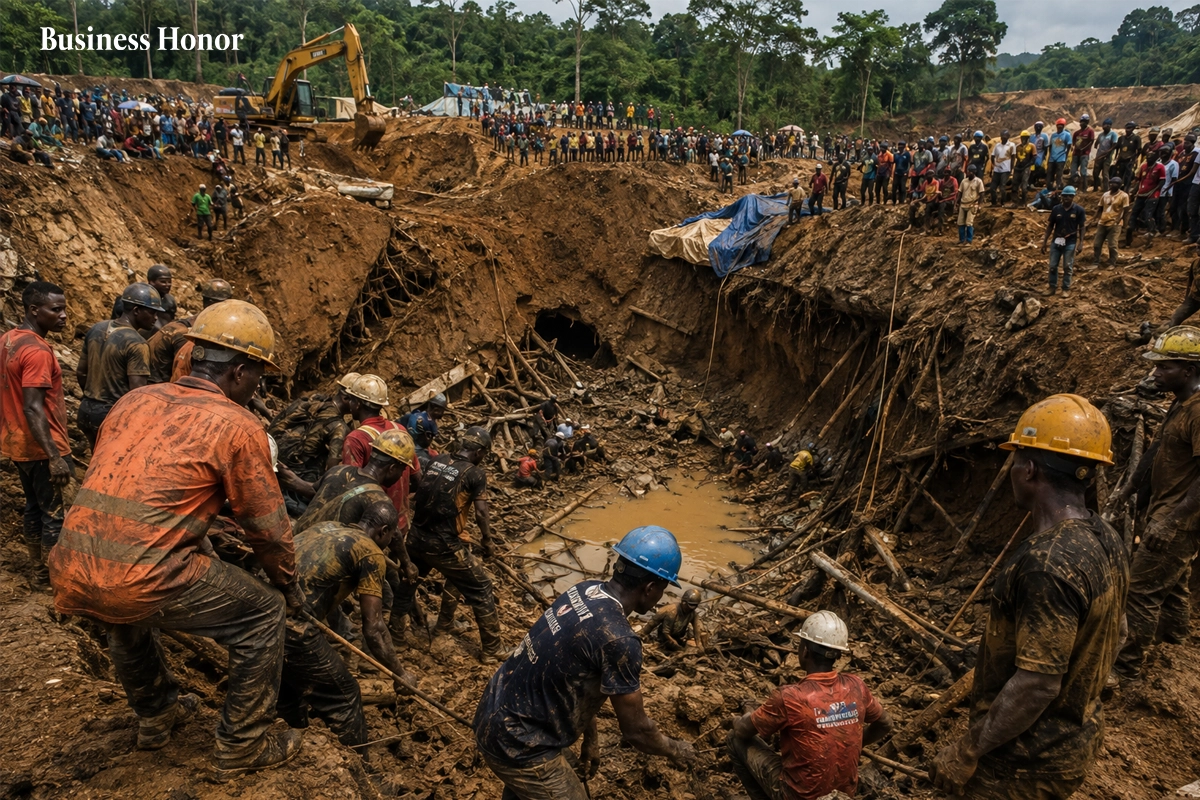 Central African Republic Gold Mine Collapse Kills 30 as Miners Remain Trapped